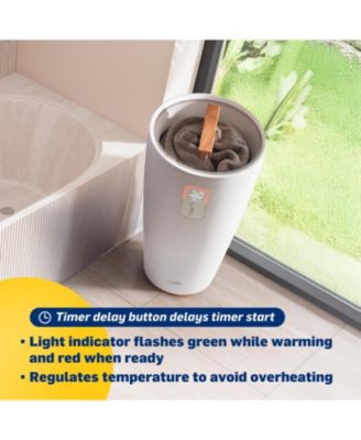 Live Fine Towel Warmer, Large Bucket Style Towel Heater with LED Display, Adjustable Timer, & More!