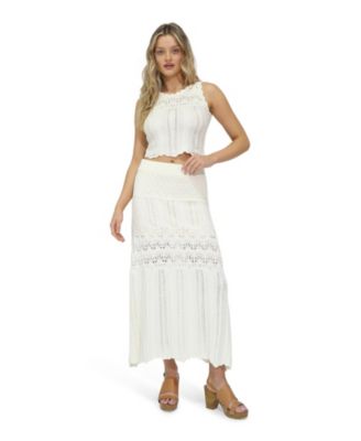 Women's Harvest Haze Crochet Maxi Skirt