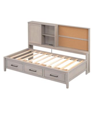 Daybed with Storage, Corkboard & USB