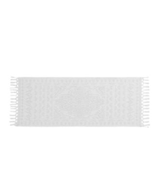 Nellore Fringe Cotton Bath Rug, 24" x 64"
