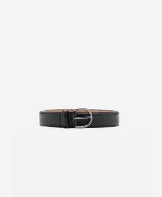 Men's Beaten Leather Belt