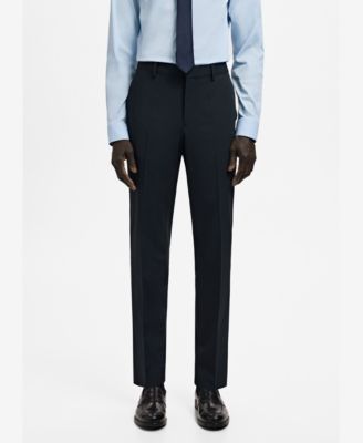 Men's Stretch Fabric Super Slim-Fit Suit Pants