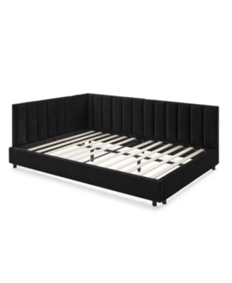 Tufted Upholstered Full Bed Frame