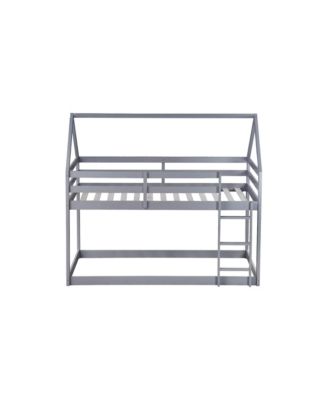 Twin Over Twin House Bunk Bed