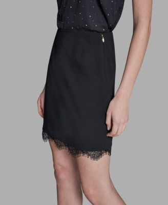 Women's Lace Pencil Skirt