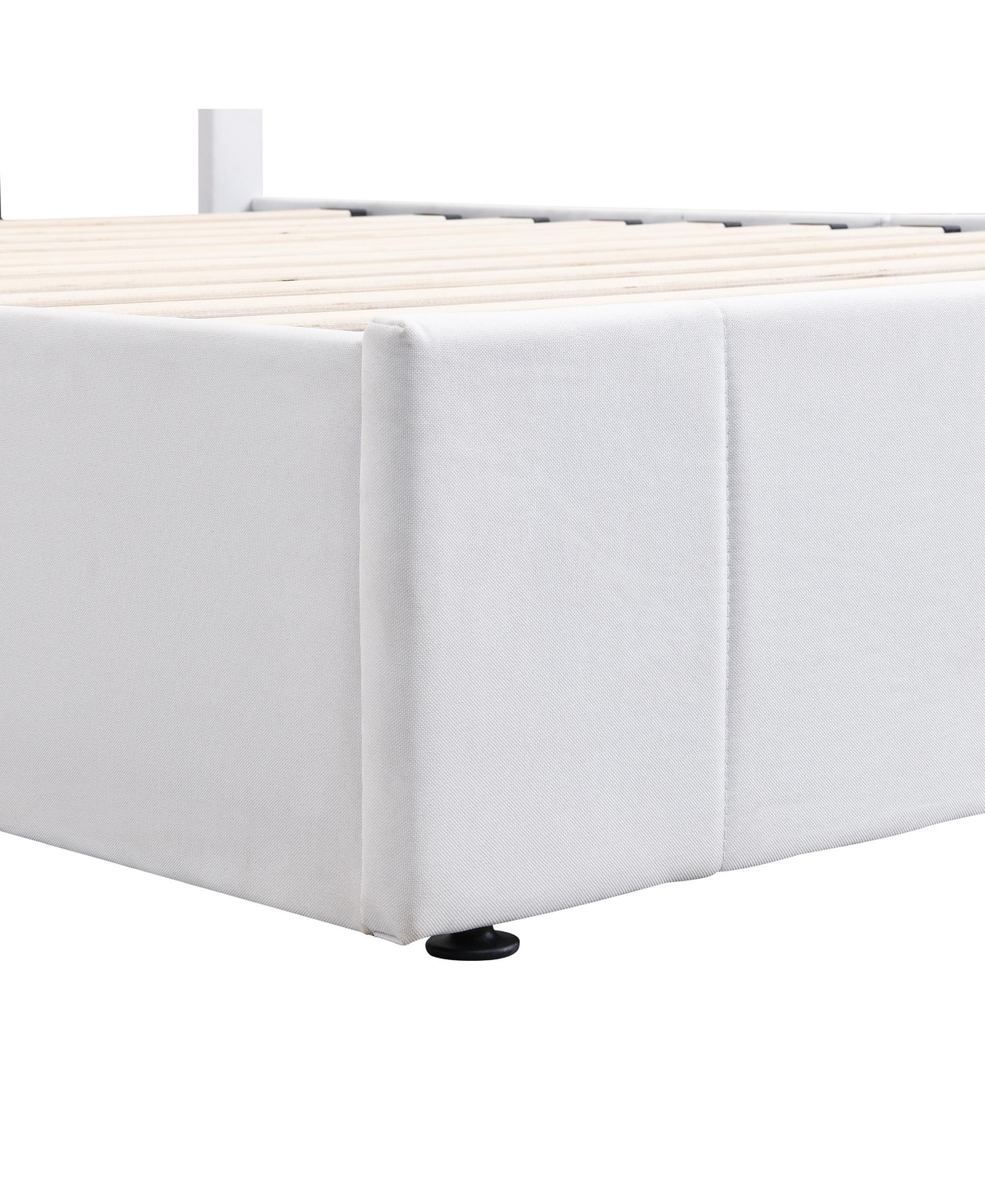 Streamdale Furniture Full Upholstered Platform bed with a Hydraulic Storage System