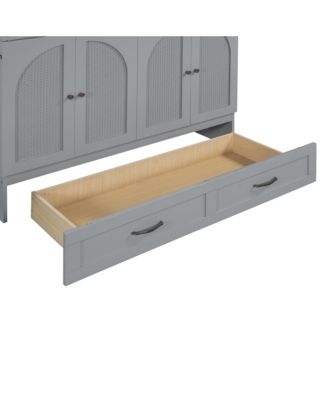 Full Size Murphy Bed with Large Drawers