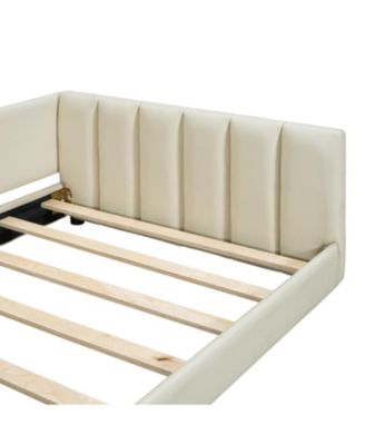 Queen/Twin XL Upholstered Platform Bed