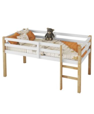 Rubberwood Twin Loft Bed