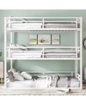 Streamdale Triple Bunk Bed, Metal, Heavy-Duty