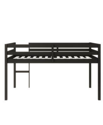  Solid Wood Twin Loft Bed with Ladder