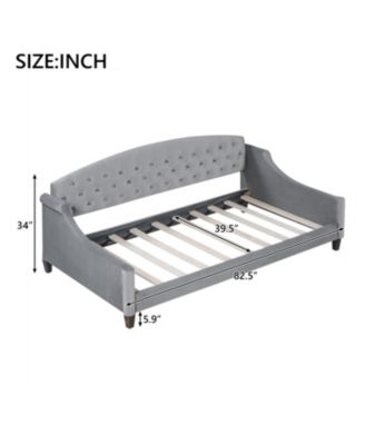 Modern Luxury Tufted Button Daybed,Twin