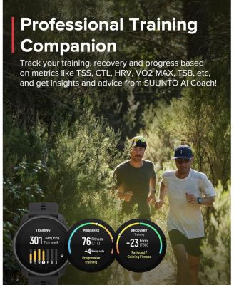 Race S Titanium GPS Sports Watch with AMOLED Touchscreen, Heart Rate and Fitness Tracker