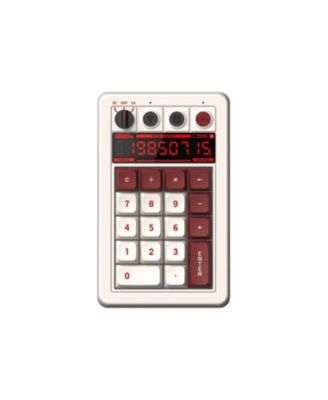 Retro 18 Wireless Mechanical Number Keypad and Calculator for Windows and Android - Fami Edition