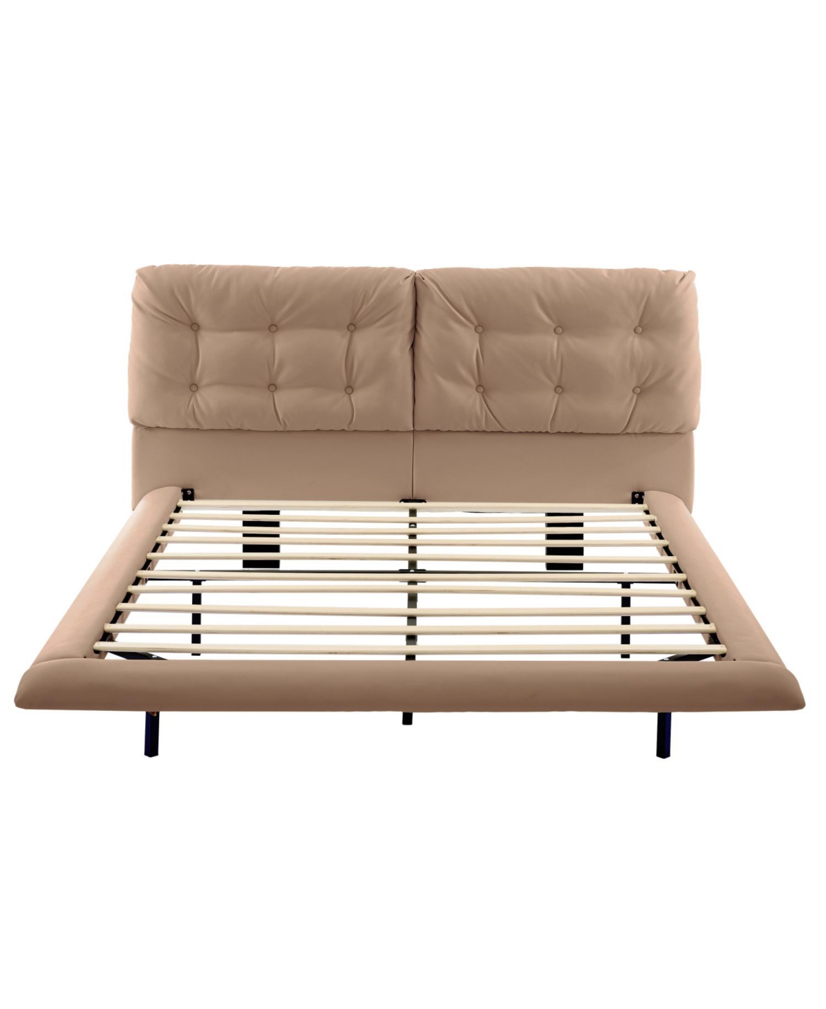Streamdale Furniture Queen Upholstered Led Platform Bed