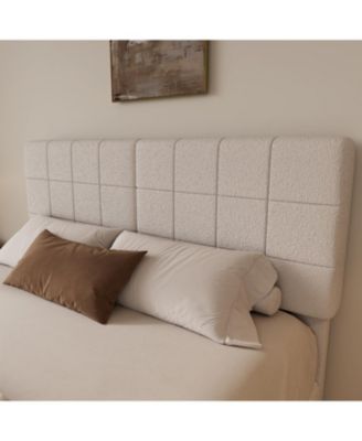 Streamdale Boucle Floating Bed with Light,Queen