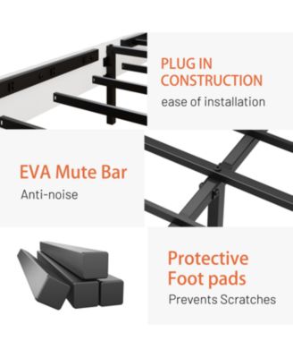 Queen Bed Frame with Charging Station