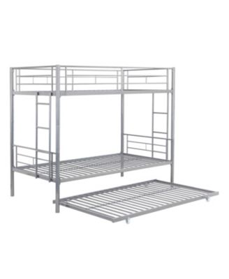 Metal bunk bed with Trundle