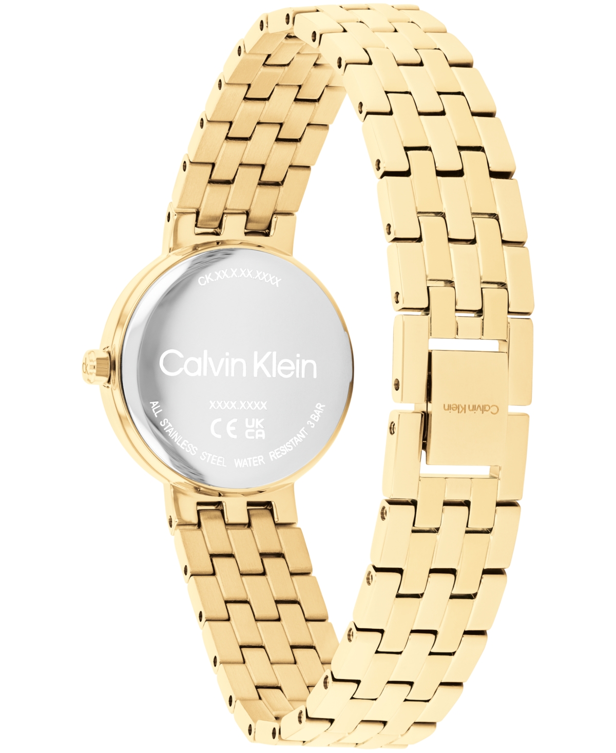 Calvin Klein Women's Forme Gold Tone Stainless Steel Bracelet Watch, 26mm