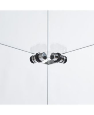 + 4-Tier + Glass + Locks & Acrylic Shelves + Display Cabinet