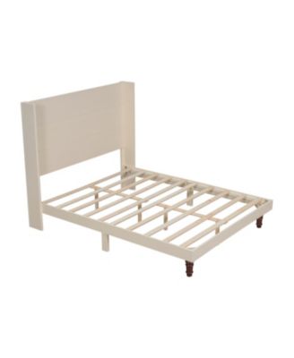 Elegant High Headboard Queen Bed