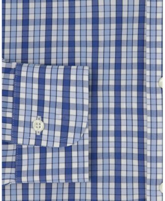 Men's Regular-Fit Check Pinpoint Dress Shirt
