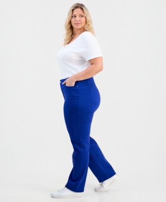 Plus Size Lexington High-Rise Straight-Leg Jeans