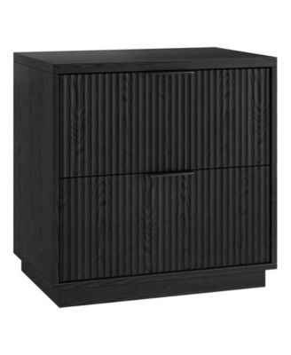 Yarden 24" Wide Rectangular Fluted Nightstand
