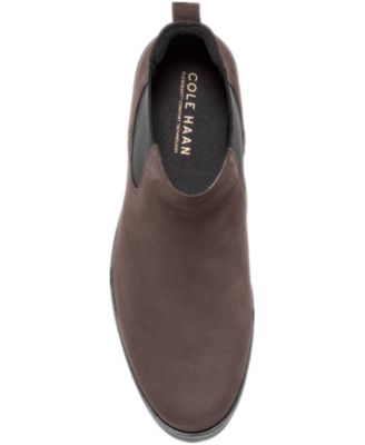Cole Haan Newmark Grand Chelsea Boot Men Size 8.5 Lava Nubuck Shop Men main image 3