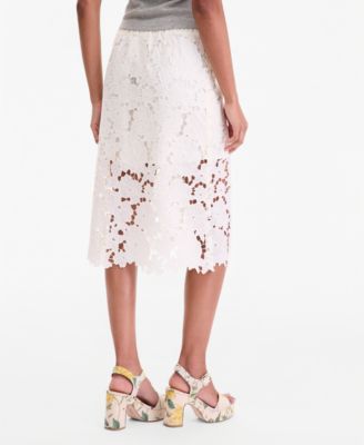 Women's Lace Midi Skirt