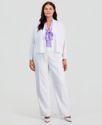 Plus Size Cropped Kissing-Front Shrug