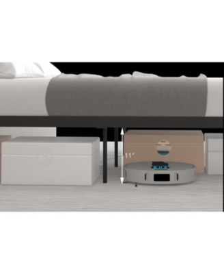 Ceres Metal Bed with Walnut Wood Headboard&Footboard Queen