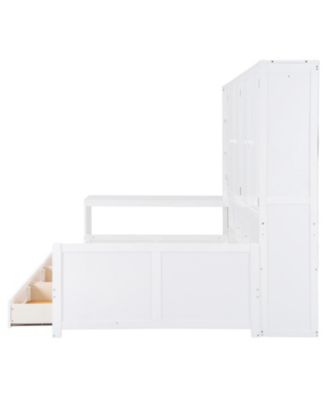 Daybed with Drawers & All-in-One Cabinet