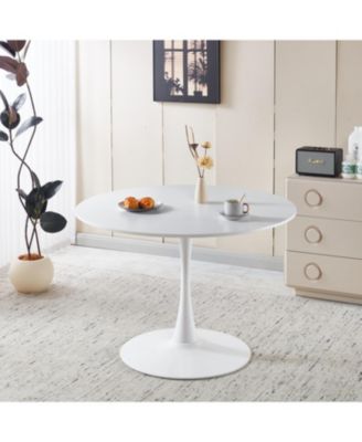  White Tulip Dining Table - Mid-Century Modern