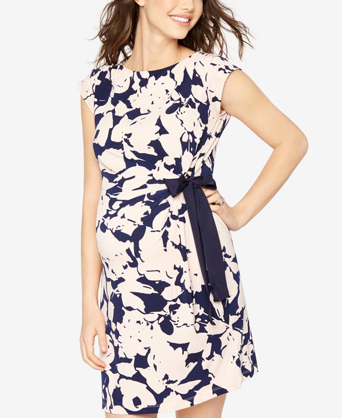 Taylor Maternity FloralPrint Dress Macy's