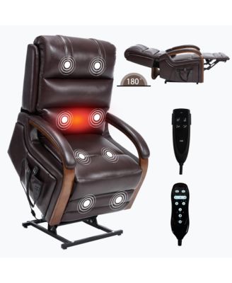  Power Leatheraire Lift Recliner Heat Massage