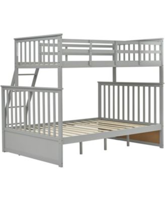 Twin Over Full Wooden Bunk Bed