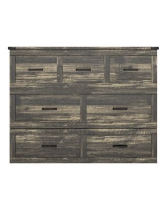 Murphy Bed Cabinet Full Size with Charging Station