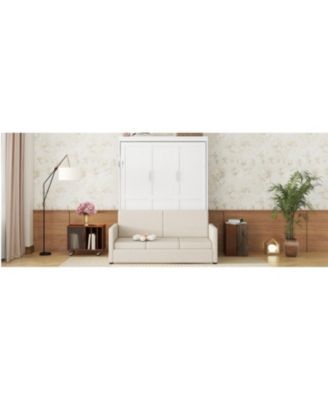 Size Murphy Bed Wall Bed with Cushion