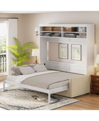 Queen Size Murphy Bed Wall Bed with Sofa