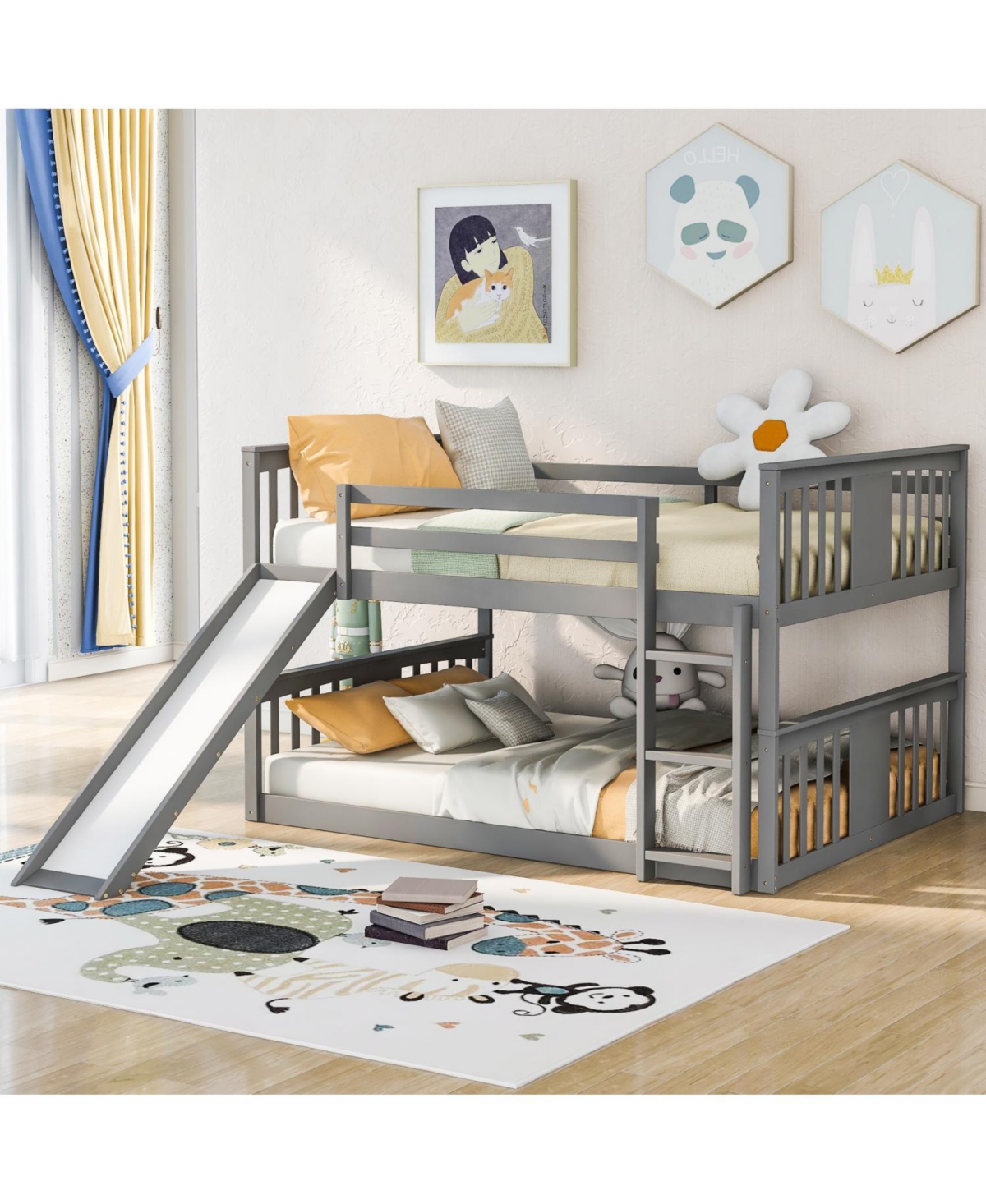 Streamdale Furniture Full Over Full Bunk Bed with Ladder