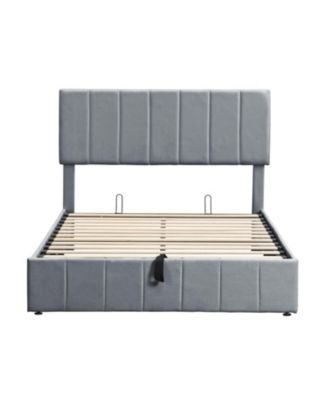 Upholstered Platform Bed w/ Hydraulic Storage