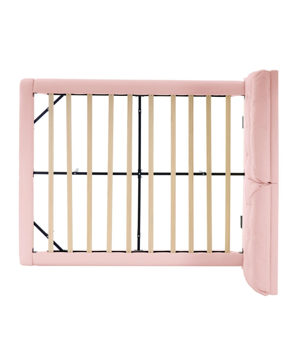 Streamdale Furniture Queen Upholstered Led Platform Bed