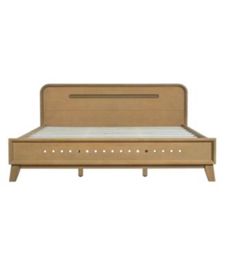 Streamdale Pine Queen Bed - Solid Wood, No Box Spring