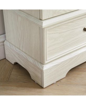 Streamdale Lighted Glass Curio Cabinet - 2-Door Display, Adjustable Shelves