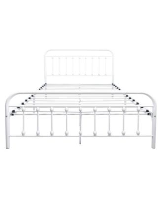  Victorian White Metal Bed Frame