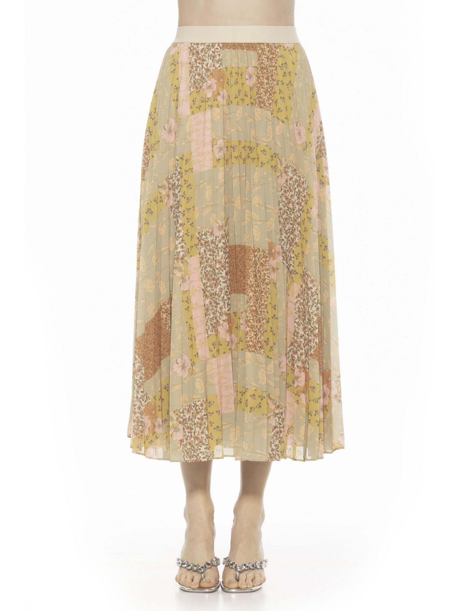 Women's Kesia Midi Pleated Skirt