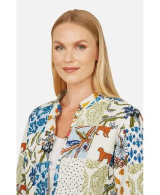 Women's Indian Patchwork Reversible Jacket