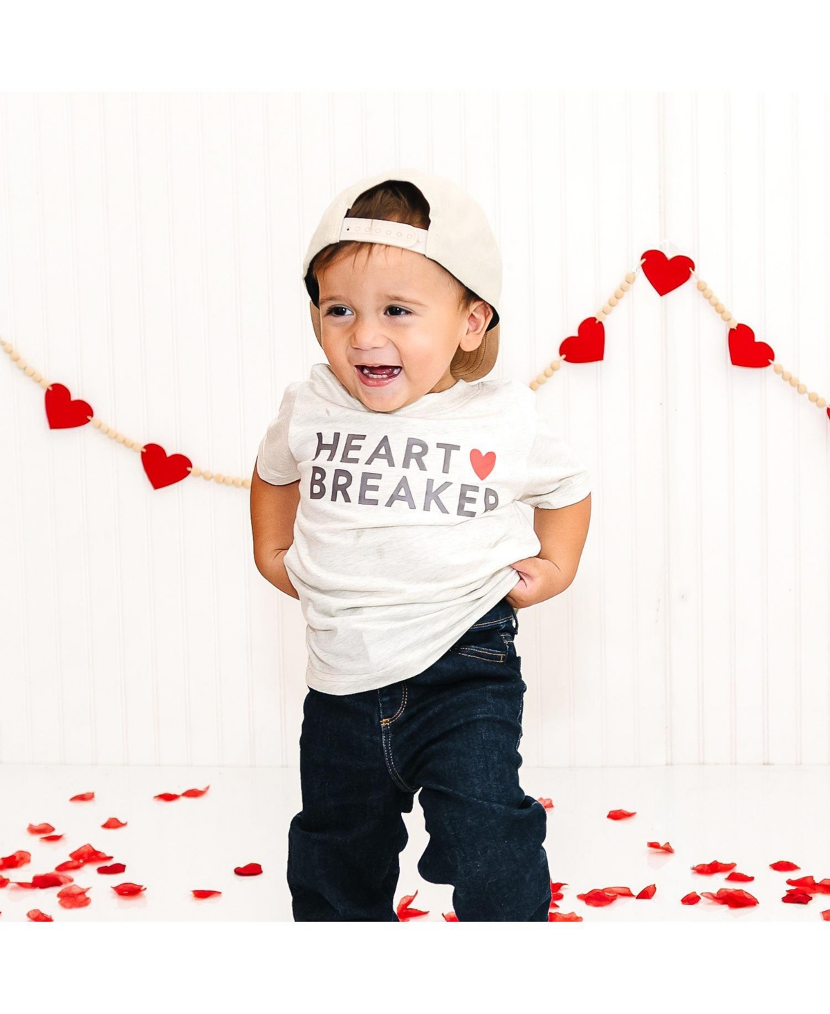 Sweet Wink Baby Boys Heartbreaker Valentine's Day Short Sleeve T-Shirt
