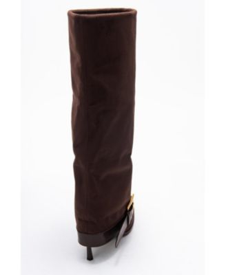 Women's Elva Buckle Strap Knee High Boot